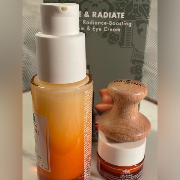Origins | Rise & Radiate GinZing Radiance-Boosting Serum & Eye Cream Set | NIB - Picture 12 of 12